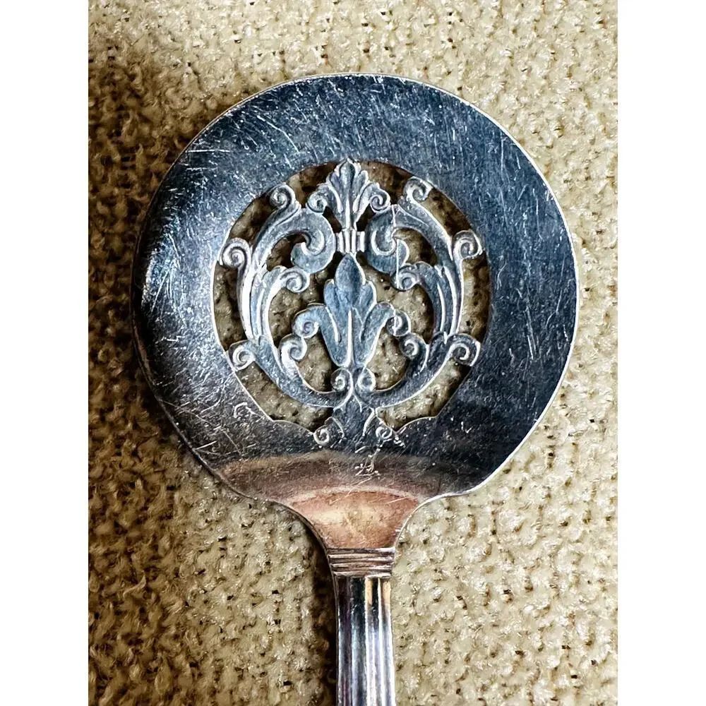 Vintage Community Plate Silverplate Coronation Bonbon Nut Casserole Server Spoon